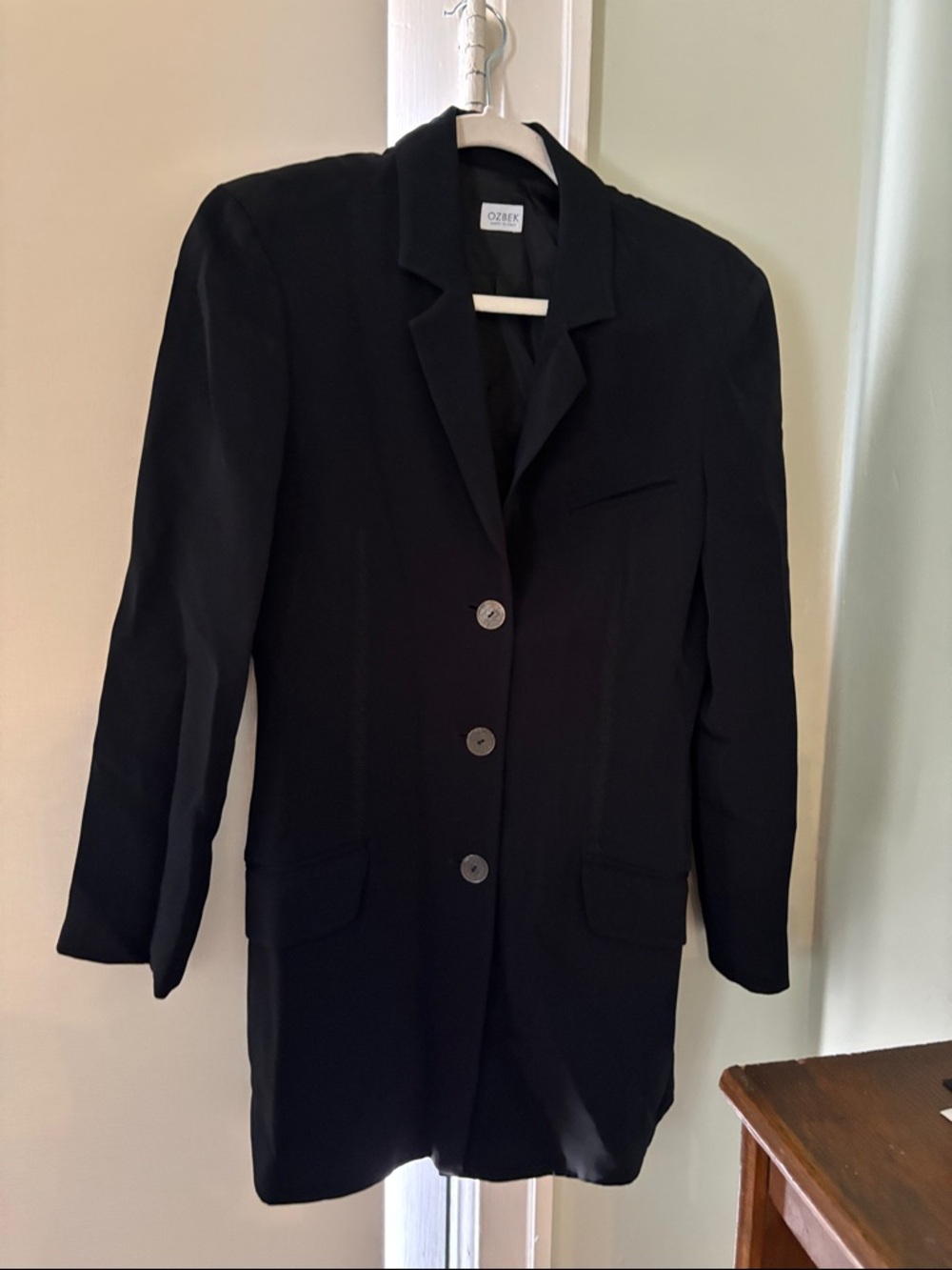 Rifat Ozbek black blazer